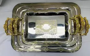 3 Sets of Stylish Luxurious Royalty Tray