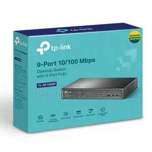 Tp-link Tl-sf1009p 9 Ports Desktop Poe Switch