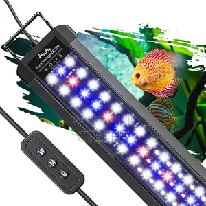 Pawfly Aquarium Led Light With Full Spectrum White Blue Red
