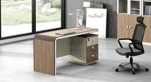 Semi Executive Office Table With 3 Drawers and Key.