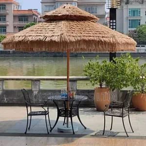 Outdoor Patio Thatch Roof Sunshade Umbrella