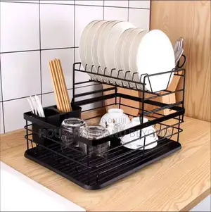 2 Tier Dish Drainer/ Plate Rack