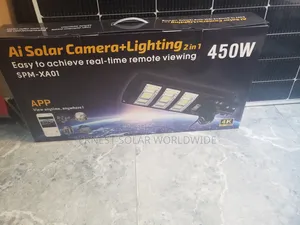 Original Solar Street Light Plus Camera 450watts
