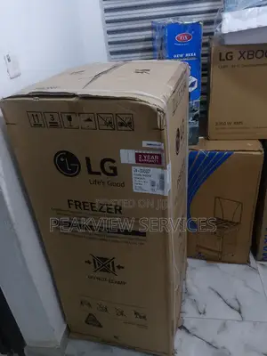 Sleek Finishing - Lg 168l White Standing Freezer Gn-3045sqgt
