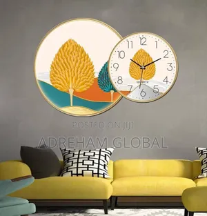 2 In1 Home Deco Wall Clock