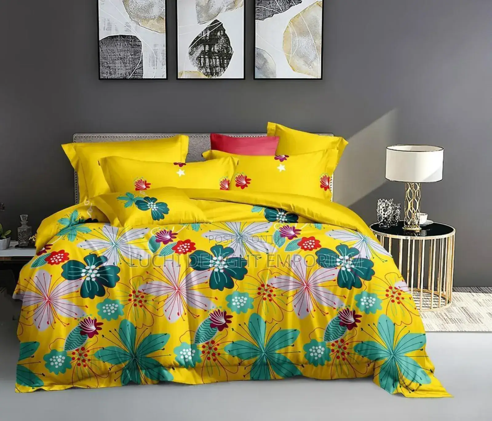 Spice Design Bedsheet And Pillowcase