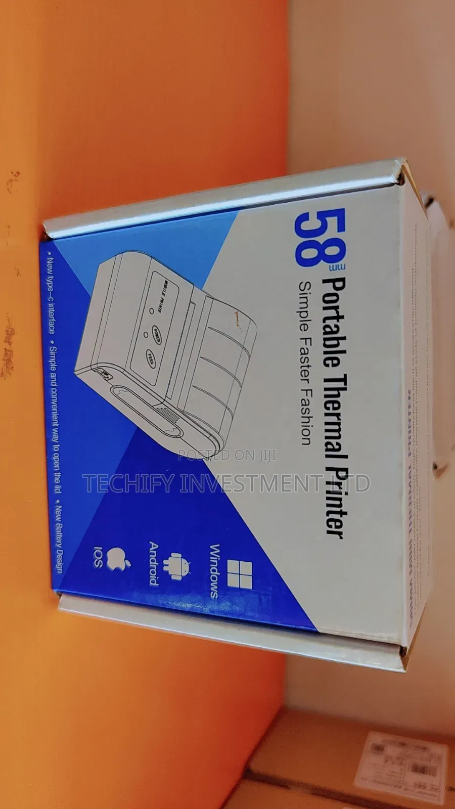 Mobile Thermal Printer 58mm Bluetooth