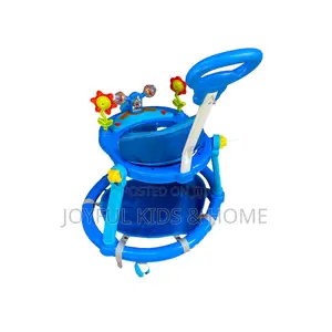 Multi Purpose Baby Walker With Pusher -Blue,Red,Lemonandpink
