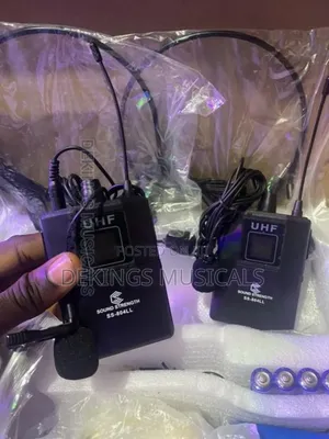UHF Wireless Lapel Mic With Lavalier Mic Body Transmitter