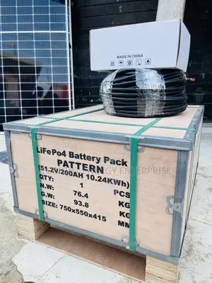 10.24kwh 51.2v 200h Pattrn Solar Lithium Battery Available