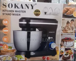 Sokany Stand Mixer - 5l - 1000 W