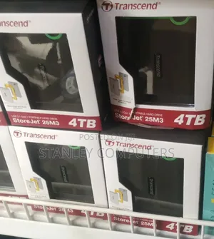 Transcend 4tb Storejet 25m3 Portable Hard Drive