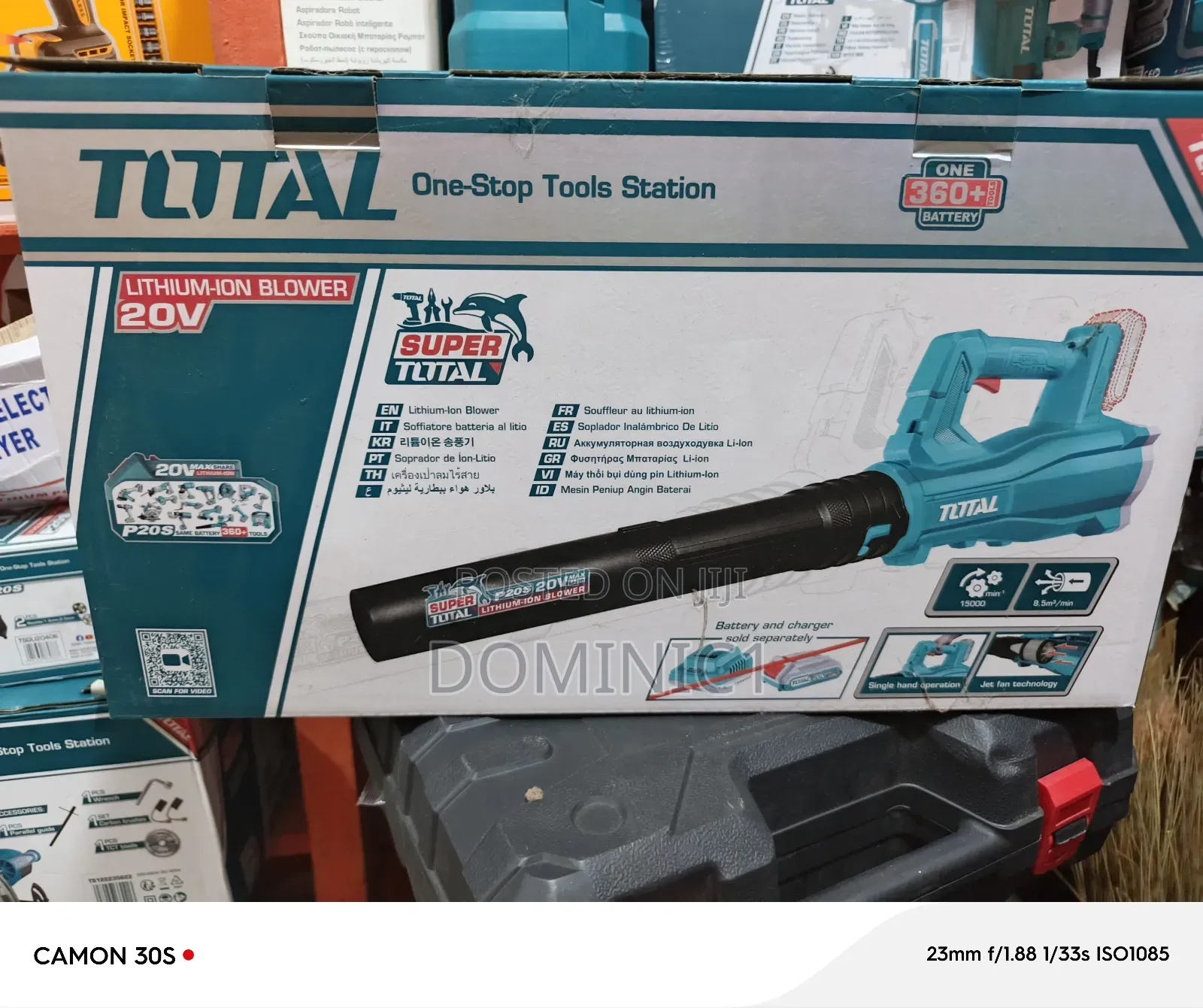 Total Air Blower Cordless 20v