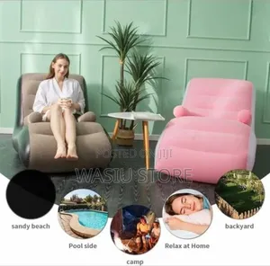 Inflatable Multi Function Air/Sofa + Inflatable Pump