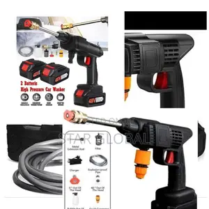 Powerful Portable: Experience Car Washer Twin Batteries