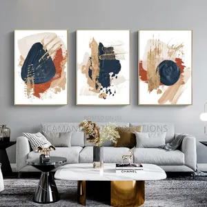 Canvas Abstract Gold Wall Frames