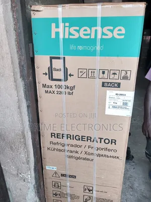 Hisense Refrigerator Double Door 264liters