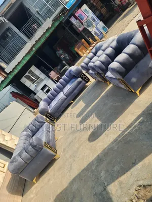 Padded Ulphostery Seven Seaters Sofa Chairs.