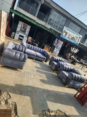Set of Executive Padded Sofa Fabric Chairs