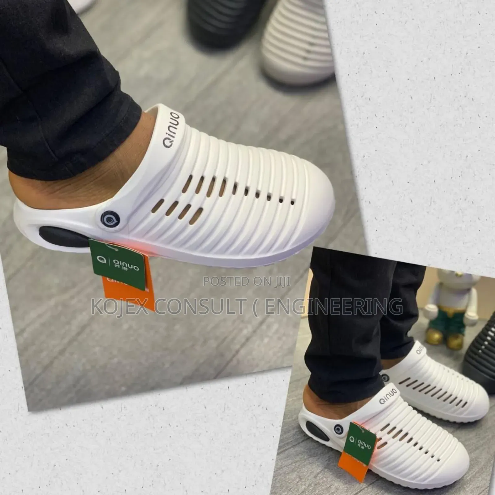 Qinuo Crocs Slides