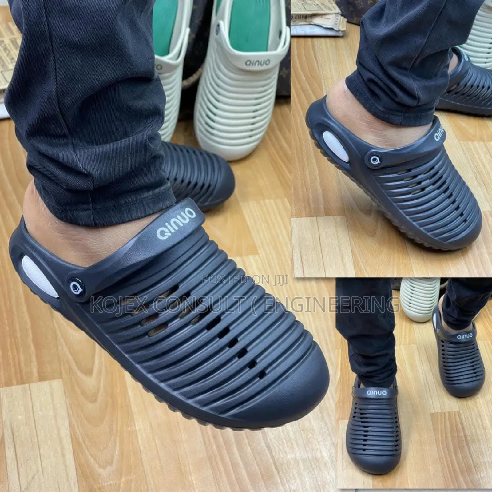 Qinuo Crocs Slides