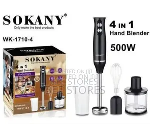 4in1 Hand Blender Whisker And Chopper
