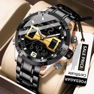 Poedagar Quality Stainless Wristwatch