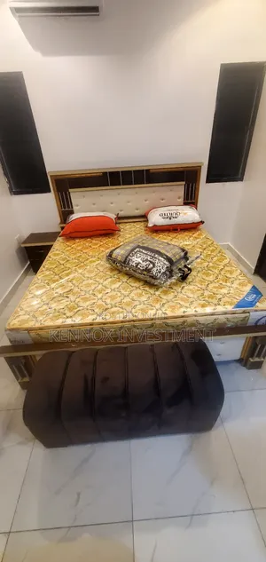 Multicolored Bed With 1 Bedside