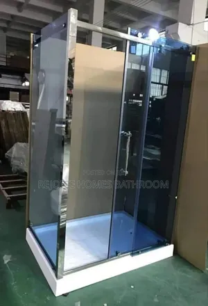 Luxury Glass Shower Cubicle With Sliding Door and Tray