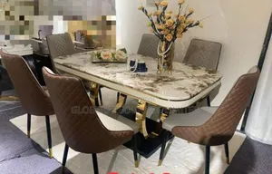 Luxury Mable Top Dinning Set