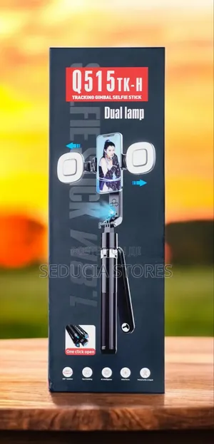 Q515tk 360 Tracking Selfie Stick With 2 Fill Lights (6 Feet)