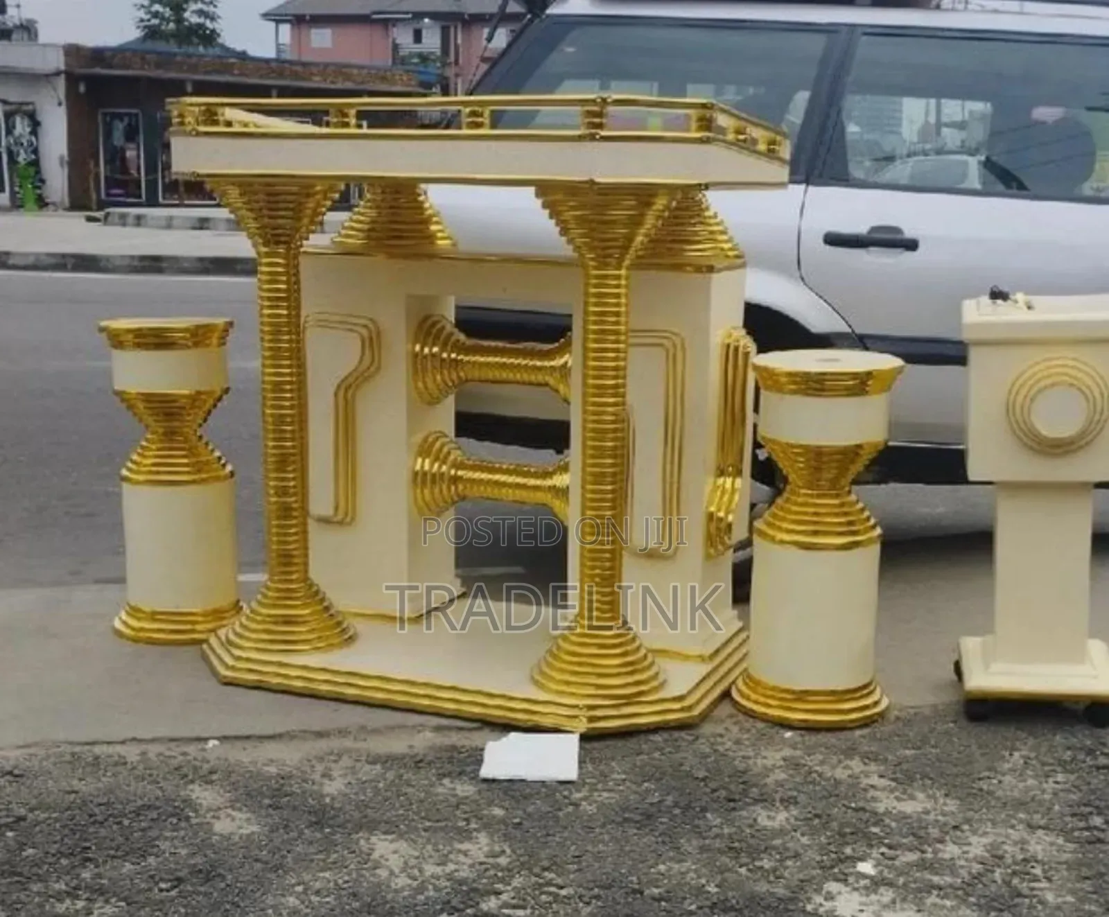 Gold and White Pulpit