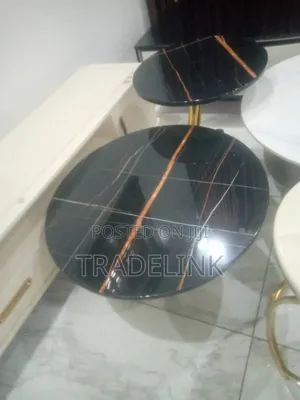 Black Marble Centre Table