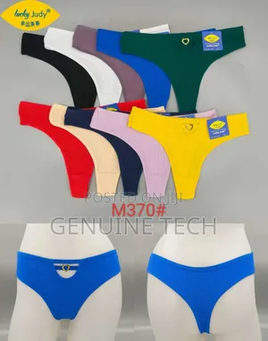 Lucky Judy Sexy Cotton Thong-pure Cotton -6pcs