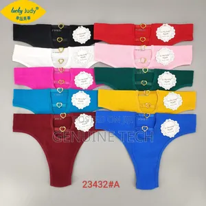 Lucky Judy Sexy Cotton Thong -free Size -stretchy