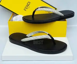 Fendi Leather Slippers