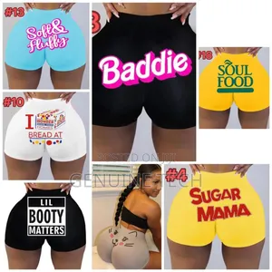 Lucky Judy Sexy Booty Shorts-free Size And Stretchy -3pcs