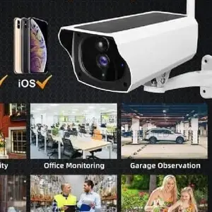 Low-Power Solar Wi-Fi Bullet Outdoor Camera