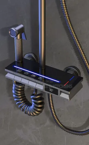 Thermostatic Shower Mixer With Led.