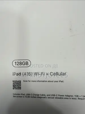 New Apple iPad (2025) 128 GB Black