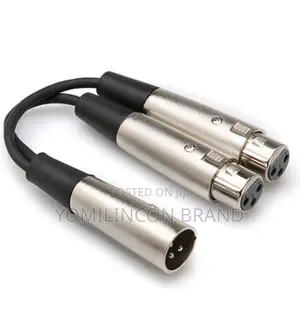 Hosatech Yxf-119 Y Cable Dual Xlr3f to Xlr3m