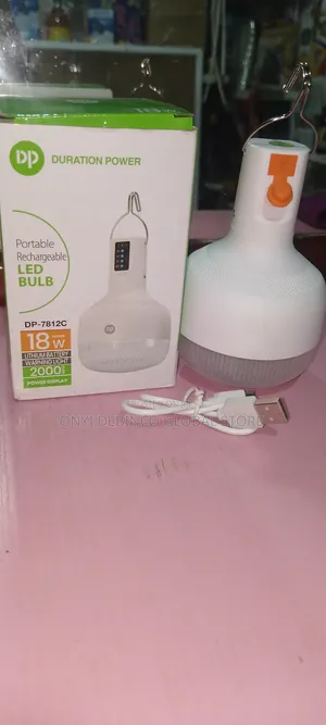 Dp 7812 Rechargeable Emergency Led Light Bulb 18w 2000mah