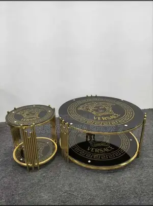 Glass Top Centre Table 3 In 1