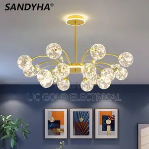 Modern Glass Ball Ceiling Chandelier for Table Dining
