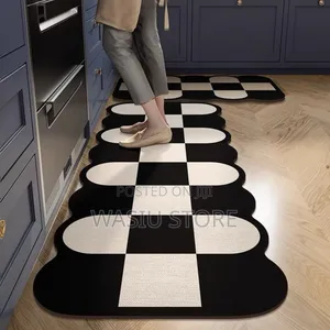 2 in 1 Irregular Water Absorbent Kitchen Floor Mat