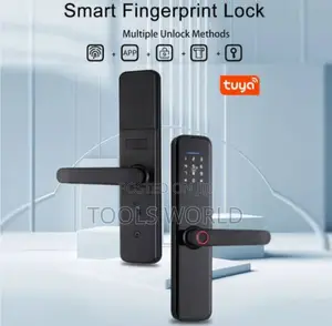 Tuya Wifi Electronic Door Lock With Biometric Fingerprint