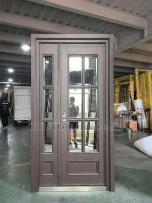 Extra Height 5ft Copper Glass Door