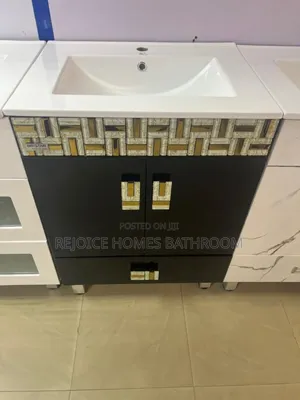 Modern Bathroom Vanity Cabinet With Ceramic Basin/Sink