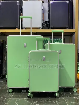 Set of 3 Aluminum Traveling Luggage Boxes