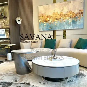 Center Table With Side Table